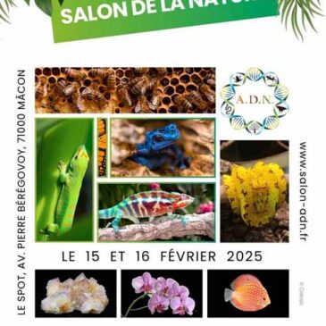 Les Carapaces Rhodaniennes au Salon de la Nature à Mâcon  les 15 et 16 février 2025